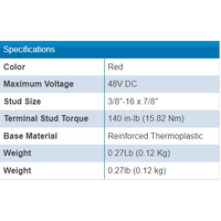 Blue Sea PowerPost Connector - 3/8 Stud