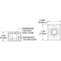 Blue Sea Marine Rated Battery Fuse (MRBF) Terminal Fuse - 150A
