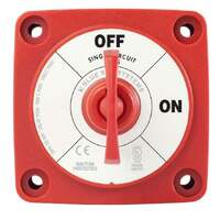 Blue Sea Battery Switch 300A On/Off w/Key Red