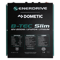 Enerdrive 12V 200Ah ePower B-TEC Slimline Lithium Battery