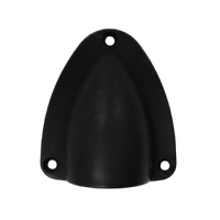 Exotronic Large Black Clamshell Cable Entry Cover