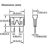 Exotronic ATO/ATC Standard Automotive Blade Fuse 7.5A