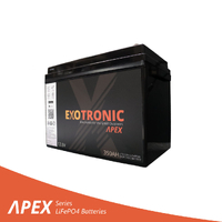 Exotronic 12V 350Ah Apex IP67 Smart Bluetooth Lithium Battery