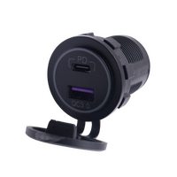 Exotronic USB-C & USB QC3.0 Flush Mount Socket