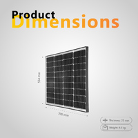 Exotronic 75W Horizon Fixed Solar Panel