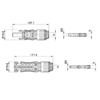 Stäubli MC4 Evo 2 Solar Connector Pair