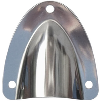 Small Stainless Steel Clamshell Cable Entry Cover 