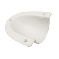 Medium White Clamshell Cable Entry Cover 