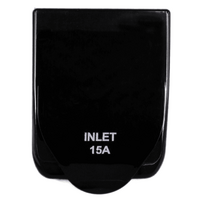 Transco 15A Black Caravan Power Inlet