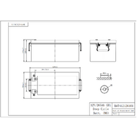 Victron 12V 265Ah Gel Deep Cycle Battery