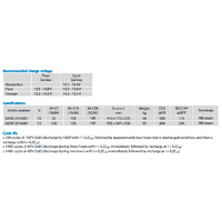 Victron 12V/106Ah Lead Carbon Deep Cycle Battery (M8)