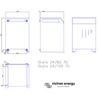 Victron 24V 100A Skylla-TG 24/100 (1+1) 90-265VAC/45-65Hz CE GL Battery Charger