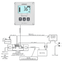 Votronic 400A Battery Monitor with Remote Display - 400S