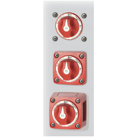 Blue Sea m-Series Mini On-Off Battery Switch with Knob - Red 