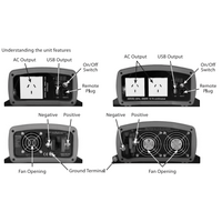 Enerdrive 12V 2000W ePower Pure Sine Wave Inverter w/ Remote
