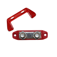 Exotronic 250A Red 2x M10 Stud Busbar with Cover