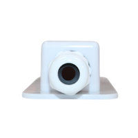 Exotronic 1 Gland White Cable Entry Cover (Lightweight ABS)
