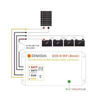 Genasun 8A MPPT 48V Voltage Boost (Lead-Acid) - Waterproof Solar Charge Controller