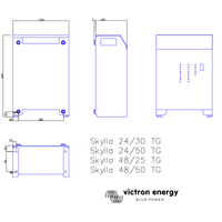 Victron 24V 50A Skylla-TG 24/50 (1+1) 90-265VAC CE GL Battery Charger