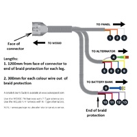 Wakespeed WS500 P-type wiring harness