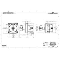 Blue Sea Battery Switch 300A On/Off w/Key Red