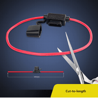 Exotronic Inline Standard Blade Fuse Holder | 14AWG Tinned Copper