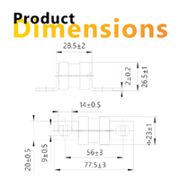 Exotronic 300A High-Interrupt MEGA-Style Ceramic Fuse w/ Holder 