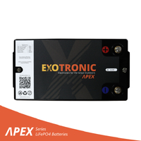 Exotronic 12V 300Ah Apex IP67 Smart Bluetooth Lithium Battery 