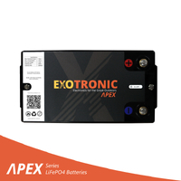 Exotronic 12V 350Ah Apex IP67 Smart Bluetooth Lithium Battery