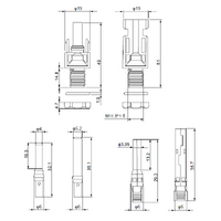 Exotronic Bulkhead (Panel Mount) Solar Connector Pair