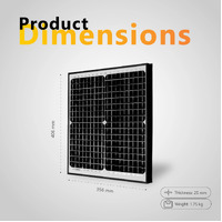 Exotronic 20W Horizon Fixed Solar Panel