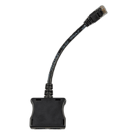 Victron RJ45-splitter 1xRJ45 male/15cm cable/2xRJ45 female