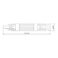 Exotronic 20A In-line Fuse Solar Connector