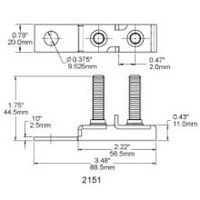 Exotronic MRBF Dual Terminal Fuse Block With Cover