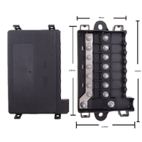Exotronic 7 Way M6 Midi Fuse Holder With Cover