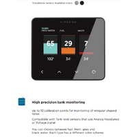Simarine Pico Display Panel Mount Black