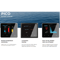 Simarine Pico Display Panel Mount Black & Battery Shunt 300A 2x Volt, 2x Resist, 1x Temp