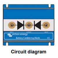 Victron Battery Diode 40A Combiner | 2 Batteries