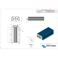 Victron 24V to 12V Orion 24/12-100A Non-Isolated IP67 DC-DC Converter