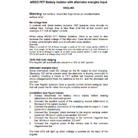 Victron 200A Battery Isolator Argo FET  200-2 | 2 Batteries 