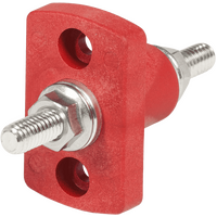 Blue Sea Terminal Feed Through Connector - 5/16 Studs Red