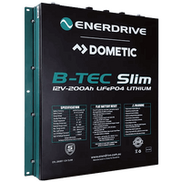 Enerdrive 12V 200Ah ePower B-TEC Slimline Lithium Battery