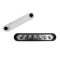 Exotronic 150A Black 7x M6 Stud Busbar with Cover