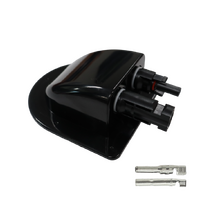 Exotronic Black Solar Connector Cable Entry Cover