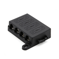 Exotronic 4 Way Midi Fuse Holder With Cover