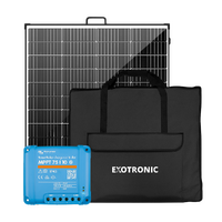 Exotronic 200W Portable Folding Solar Panel + Victron SmartSolar 75/15