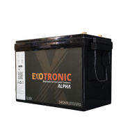 Exotronic 12V 340Ah Alpha IP67 Smart Bluetooth Lithium Battery