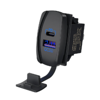 Exotronic USB-C & USB QC3.0 Flush Mount Socket