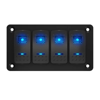 Exotronic 12/24V 4x LED Rocker Marine Switch Panel