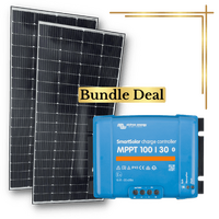 Exotronic Horizon 2x 225W Solar Panels & Victron SmartSolar MPPT 100/30 Kit
